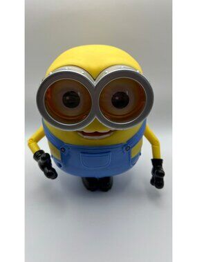 Despicable Me Minion Character Toy Figure With Goggles 7" Tall Yellow & Blue